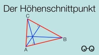 Was hat der Höhenschnittpunkt mit den Mittelsenkrechten zu tun [upl. by Crescin]