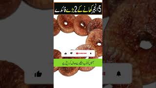 5 Injeer Khane Ke 2 Fayde  Anjeer khane ke fawaid  Figs Health Benefits in urdu hindi anjeer [upl. by Jacquie]