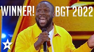 WINNER Of Britains Got Talent 2022 Is Comedian Axel Blake All Auditions amp Performances [upl. by Nyrhtak151]