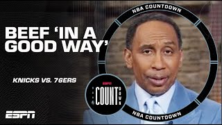 Stephen A FULLY EXPECTS a NEW INTENSITY for Knicks vs 76ers 🍿  NBA Countdown [upl. by Countess]