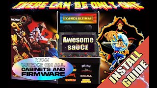 Legends Ultimate Arcade  2023 Updated One saUCE install guide  NOW WORKS ALL CABINETS amp FIRMWARE [upl. by Eecak]