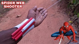 Spider web shooterhow to make simple peper web shootera4 peper spiderman web shooterDIY [upl. by Ennovyhc957]