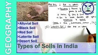 Types of Soils in India  Indian Geography  by TVA [upl. by Akcemat]