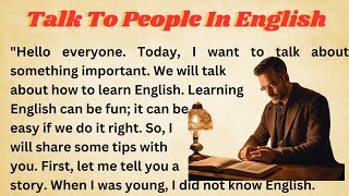 Talk To People In English  Graded Reader  Improve Your English  Learn English  Level 1 [upl. by Herbie]