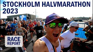 Stockholm Halvmarathon 2023  Race Report Vlog [upl. by Ado]