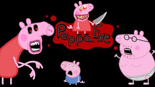 PEPPA EXE Tales  Peppa amp George Play a Game  Peppa Pig Horror [upl. by Enilra]