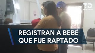 Bebé que fue raptado en Escobedo ya fue registrado oficialmente junto con su hermana gemela [upl. by Cadmann]