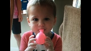 Balloon Blowing Challenge  Hilarious super lungs [upl. by Aeriel]