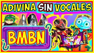 QUIEN ES LA MASCARA MX – ADIVINA EL NOMBRE DE LOS PERSONAJES SIN VOCALES  5 TEMPORADA QELM [upl. by Niwdla]