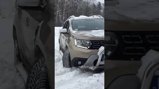 Duster in the snow duster duster4x4 renaultduster daciaduster renault dacia offroad [upl. by Vial]