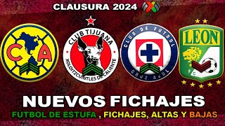 ✅ NUEVOS FICHAJES CONFIRMADOS LIGA MX CL2024  CHÁVEZ AL AMÉRICA NUEVO REFUERZO PARA CRUZ AZUL [upl. by Emmalyn]