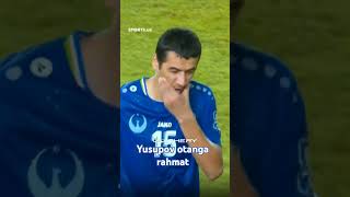 Yusupov Ozbekistonni qutqardi Otanga rahmat uzbekistan football worldcup yusupov gool short [upl. by Ahsaela877]