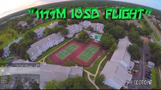 quot1177m Flight w IOSDquot Filmed by Drone in HD [upl. by Nylkoorb]