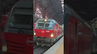 Siemens Vectron og dobbeltdækkervogne på København Hovedbanegård danmark trainspotting dsb [upl. by Belamy]