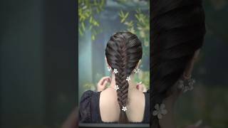 Hairstyle for girls easy Hairstyles latest hairstyle quick hairstyles hairstyle shorts diy [upl. by Alesram]