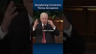 Conviction or Accusation  Pastor Lutzer [upl. by Ecnerol]