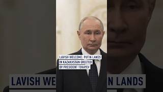 Lavish welcome Putin lands in Kazakhstan Greeted by President Tokayev [upl. by Edris234]