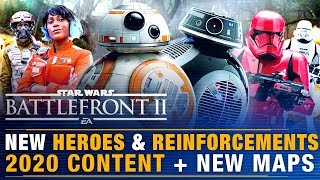 HUGE NEWS NEW Heroes amp Reinforcements  2020 Content  Sequel Trilogy CSCoop  Battlefront Update [upl. by Ahsratal]