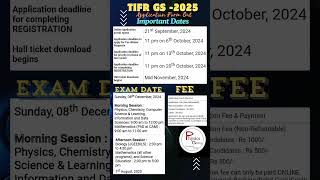 TIFR GS 2025 Application Form Outphysicsgalaxy1537 [upl. by Alecia606]