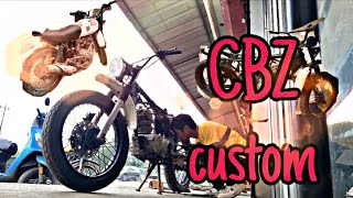 CBZ restoration  kanglei riding gears  manipur bike custom automobile manipurbikers cbz [upl. by Lotty]