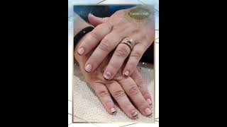 Fiber Gel Manicure with Palm Accent Nails Tammys Nails nailsart nail acrylicnails gelpolish [upl. by Eleanora260]