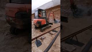 Breaking the concrete wall to open tie rod bolt [upl. by Hi]