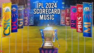 IPL 2024 scorecard music [upl. by Zilevi]