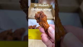 StHubert BBQ SPICY CHICKEN WINGS unboxing  tasting [upl. by Pappas784]