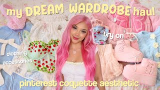 HUGE 3000 DREAM WARDROBE TRY ON HAUL 🎀 [upl. by Hudnut443]