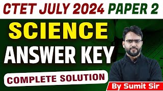 CTET Paper 2 Science Answer Key 2024  CTET Answer key 2024 Paper 2  ctetanswerkey2024 [upl. by Llerrad]