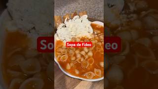 Sopa de fideocomidamexicana fypage paratishortsvideo [upl. by Arlie]