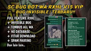 SC BUG WA RXHL V15 VIP TERBARU STUCK LOGO  FREEZE WA  FATAL UI😈🥵 [upl. by Yllib884]