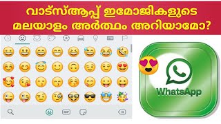 Whatsapp Emoji കളുടെ മലയാളം അർത്ഥം അറിയണോ  mean of whatsapp imojis Malayalam😍🤗 [upl. by Cinemod173]