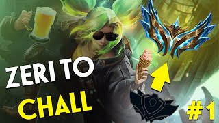 UNRANKED TO CHALLENGER WITH ZERI  I EXPLAIN YOU EVERYTHING 1 [upl. by Jesher]