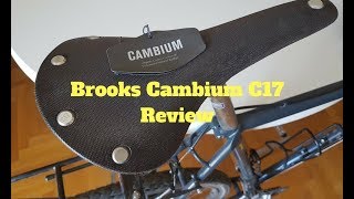 Brooks Cambium C17 Review  Is it good for bike touring [upl. by Lotta]