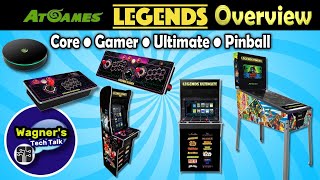 AtGames Legends Overview Explaining the Core Gamer Ultimate amp Pinball [upl. by Thay]