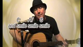 My Old Man  world war songs medley  easy chords strum guitar cover lesson with chords and Lyrics [upl. by Heim]