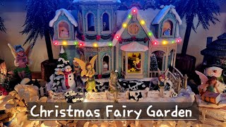 A Christmas fairy garden 🎄 [upl. by Namlaz]