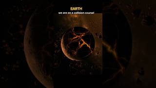 Earths collision with Theia amp creation of MOON shorts ytshorts space earth [upl. by Enitsirhc]