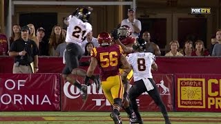 Jaelen Strong Hail Mary Catch Arizona State vs USC [upl. by Cilla89]