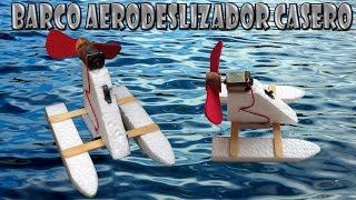 Como Hacer un Barco Aerodeslizado Casero Barco Eléctrico [upl. by Betz]