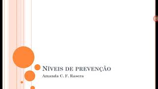 Níveis de prevenção [upl. by Salsbury371]