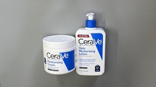 Best Moisturizer Cerave Moisturizer Vs Cerave Moisturizing Cream Review  Dermatologist Recommended [upl. by Nylra]