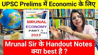 Mrunal Sir के Economic handout क्या best है  By Priya Mam [upl. by Wearing337]