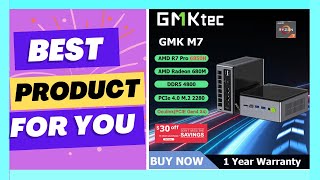 GMKtec M7 AMD R7 Pro 6850H Gaming Mini PC 8 [upl. by Grubman]