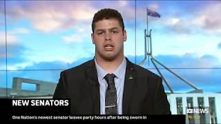 ABC News 24 Afternoon Live  Jordon SteeleJohn on Day 1 in the Senate [upl. by Kissel147]