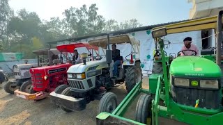 tractors power test Mahindra Arjun Novo Eicher Mahindra New Holland Sonalika John Deere JCB [upl. by Liew]