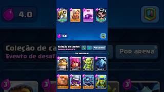 battling with just 4 cards in the deck episode 5 5 4cards deck clashroyale event mememitagem [upl. by Caassi]