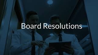 Board Resolutions  Eqvista [upl. by Menard]