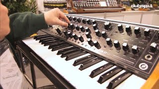 Moog Music Inc Sub 37 Paraphonic Analog Synthesizer  Dubspot  NAMM 2014 [upl. by O'Kelly]